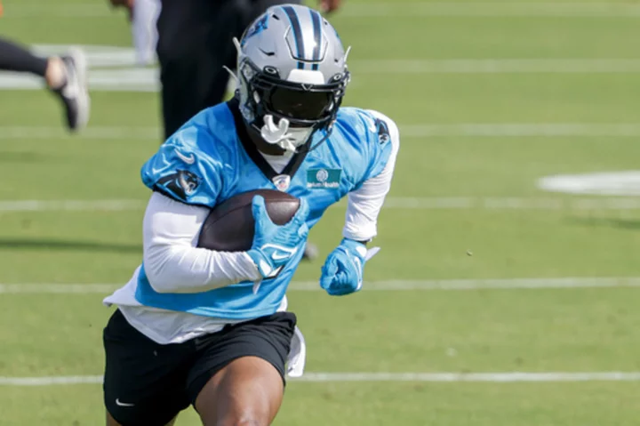 Miles Sanders relishing anticipated role as Carolina Panthers' 3-down back
