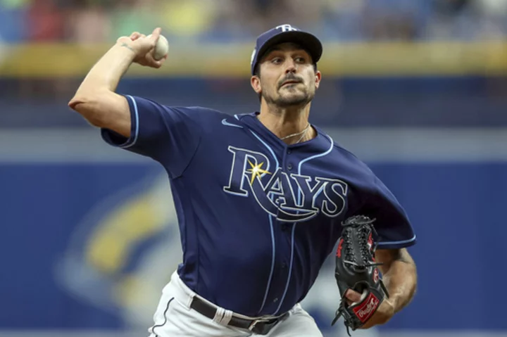 Rays right-hander Zach Eflin leaves start against Marlins with left knee discomfort