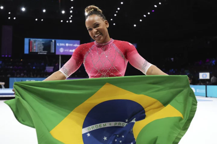 Rebeca Andrade wins vault's world title, denies Biles another gold medal at world championships