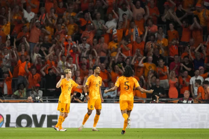 MATCHDAY: Netherlands seeks a win at Ireland, struggling Poland plays Albania