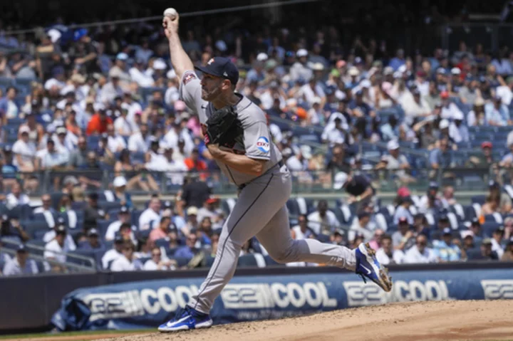 Verlander pitches 7 innings and starts second Astros' stint with 3-1 loss to the Yankees
