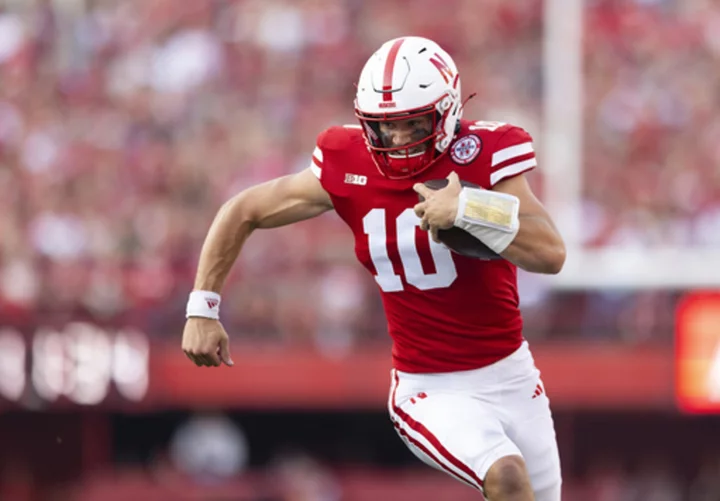 Haarberg leads Huskers past N Illinois 35-11 in his first start for new coach Matt Rhule's first win