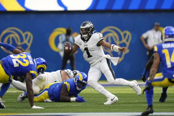 Jalen Hurts finally flashes a breakout run game. The 5-0 Eagles need more of it to stay undefeated