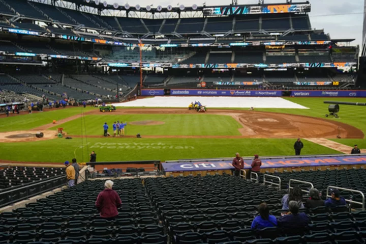 Mets owner Steve Cohen apologizes to Marlins for soggy field that forced doubleheader