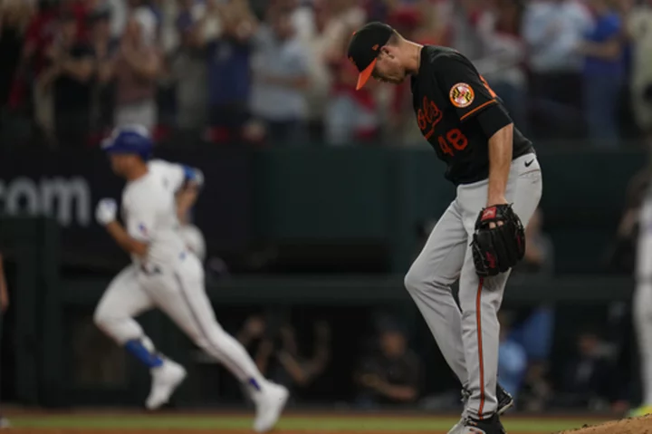 Orioles get swept for 1st time in 2023, lose AL Division Series in 3 games to Rangers
