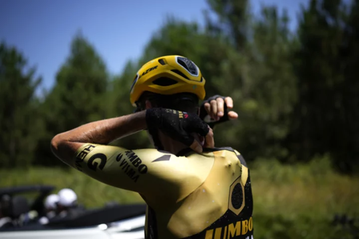 Philipsen secures hat trick of Tour de France stage wins, Vingegaard stays in yellow