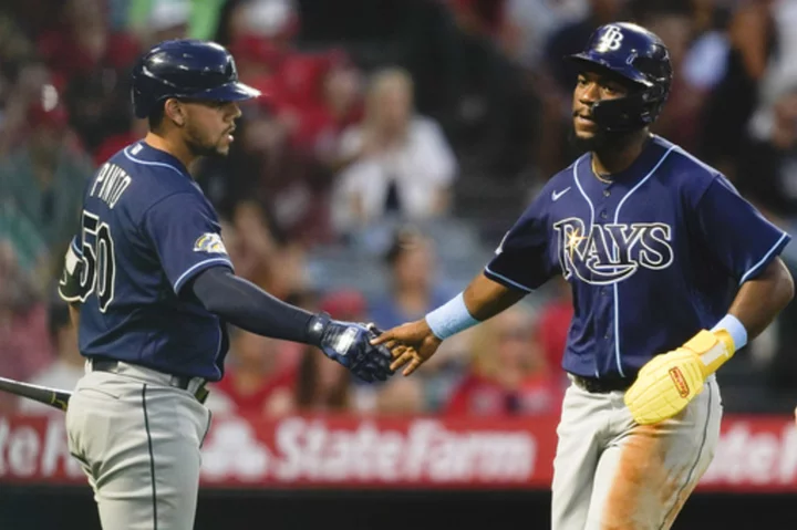 Rays defeat Angels 9-6 in 10 innings despite Ohtani grand slam and a triple play