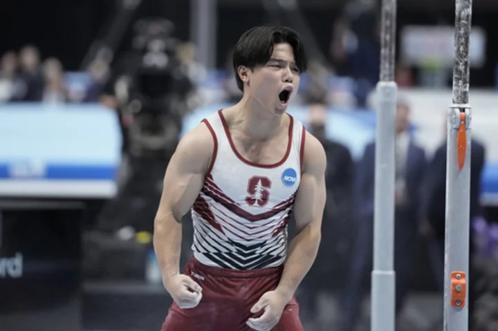 Teenager Asher Hong wins first men's national gymnastics title