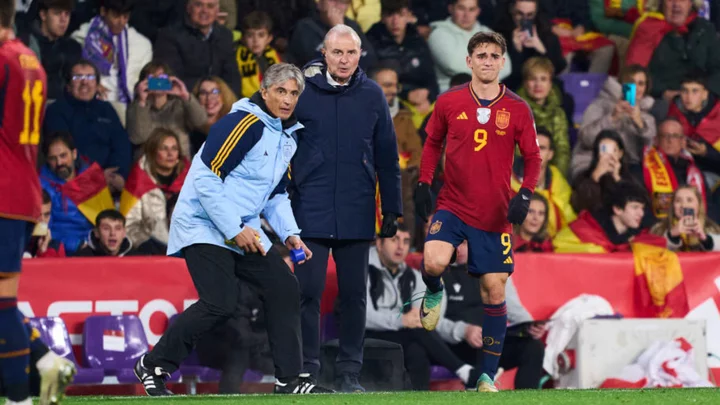 Gavi suffers 'major knee injury' on Spain duty as Barcelona sweat over ACL fears