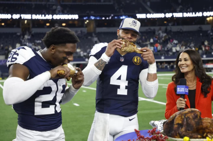 NFL sets Thanksgiving Day audience record for second straight year, averaging 34.1 million