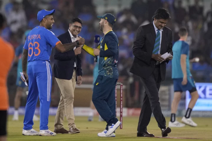 Australia wins toss and opts to bowl against India in fourth T20