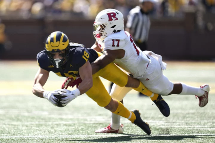 Colston Loveland thrives at Michigan, confident the Big Ten is the place to be for tight ends