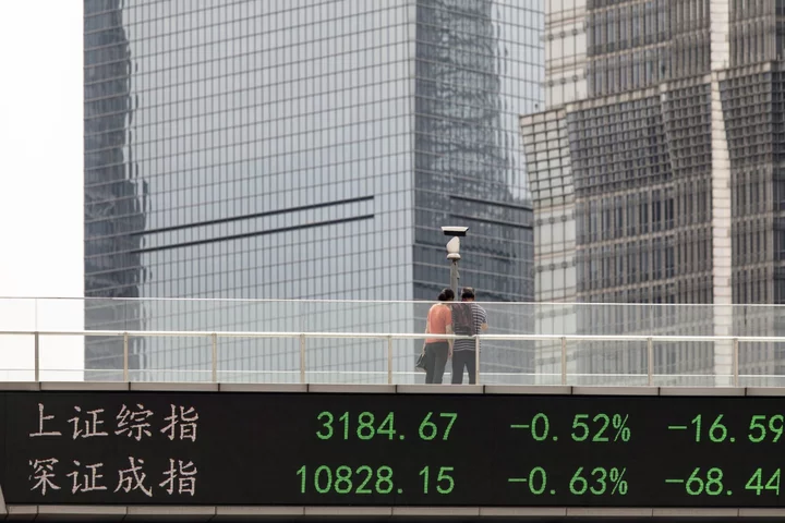 China Stocks Set for 10-Month Low as Economic Pessimism Persists