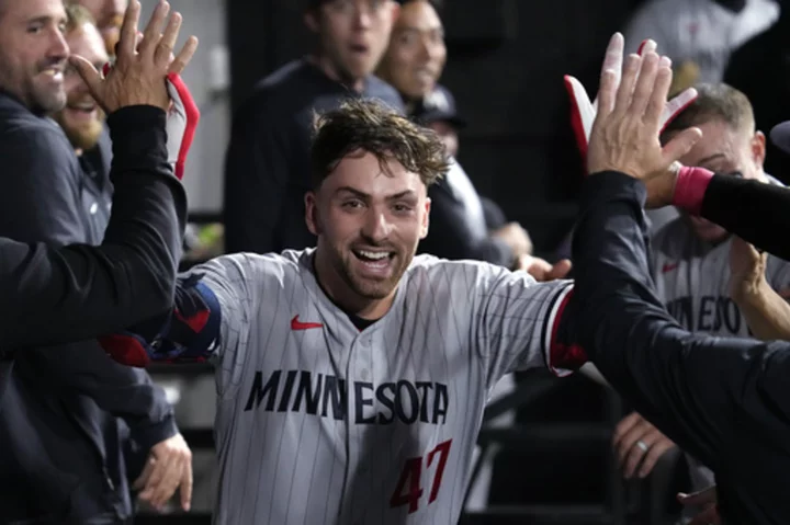 Twins hit 3 homers, get strong start from Maeda in 10-2 win over White Sox