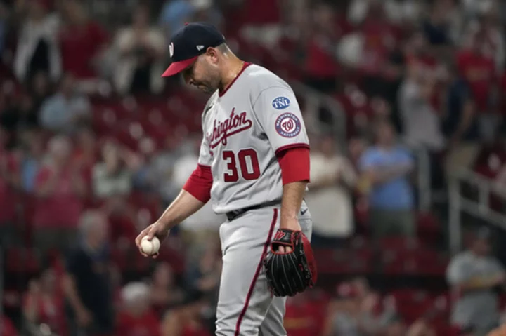 Nationals place RHP Paolo Espino on 15-day injured list with a finger injury