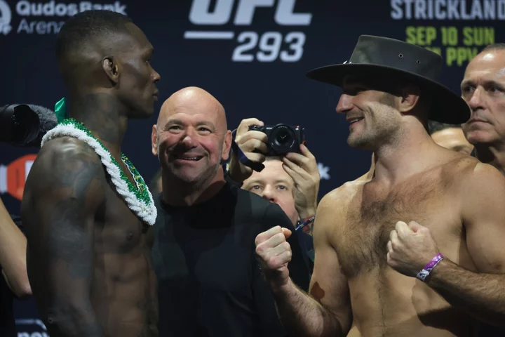 Adesanya vs Strickland LIVE: UFC 293 updates and results tonight