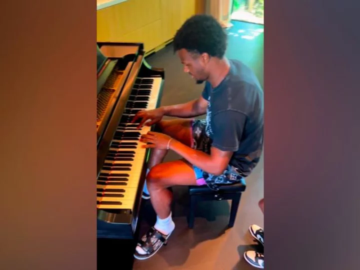 LeBron James shares video of son Bronny playing piano after cardiac arrest