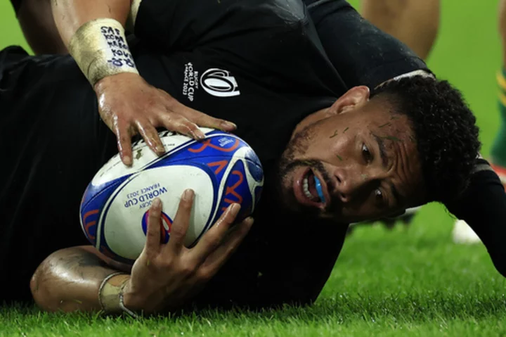 All Blacks No. 8 Ardie Savea is men's world rugby player of the year