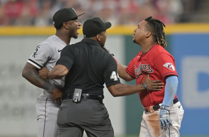 Tim Anderson and Jose Ramirez fist fight sparks White Sox-Guardians brawl