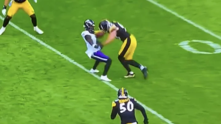 TJ Watt Punched Zay Flowers During Steelers - Ravens Game