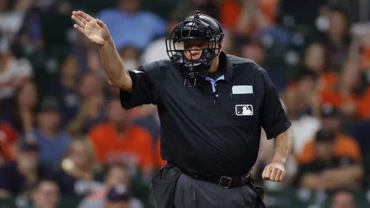 Umpire Jerry Layne Gets in Jeremy Pena's After Bad Call