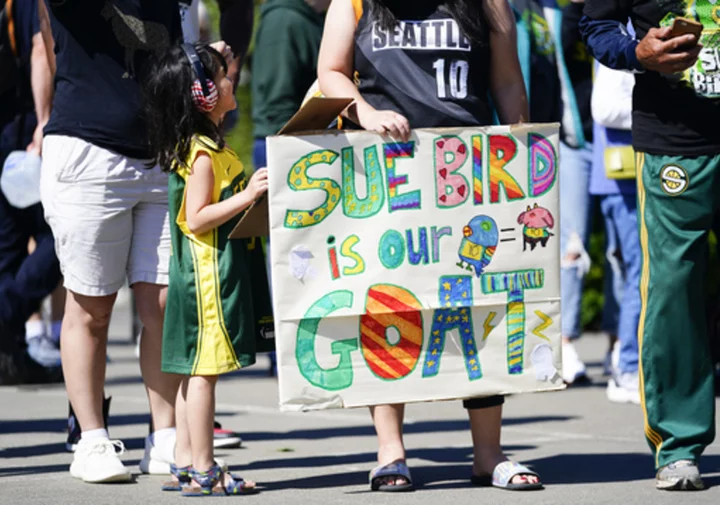 Sue Bird commands floor once more as her No. 10 retired by the Seattle Storm
