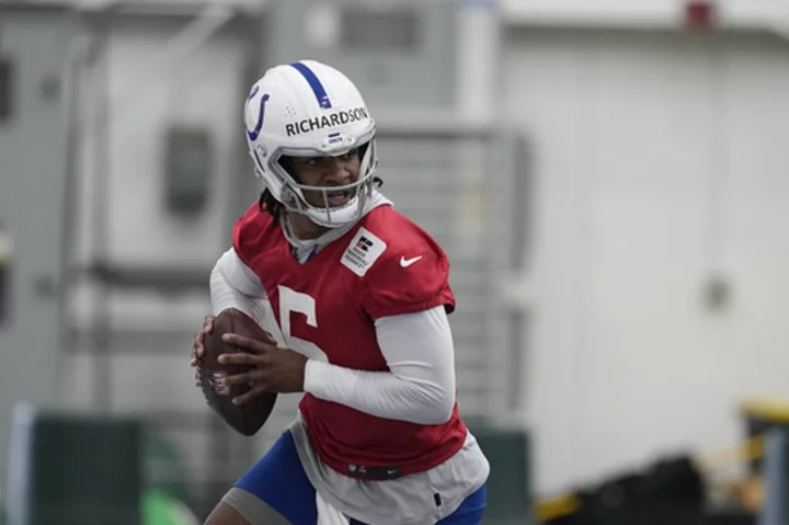 QB Anthony Richardson and the Colts agree to a 4-year, $34M contract that's fully guaranteed