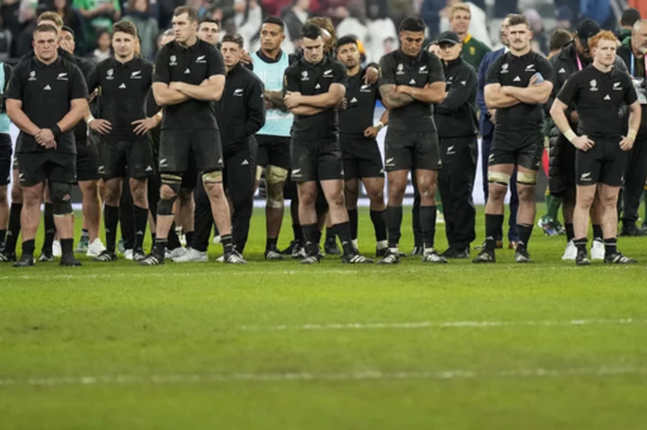All Blacks proud of brave 14-man effort that almost won them the Rugby World Cup final