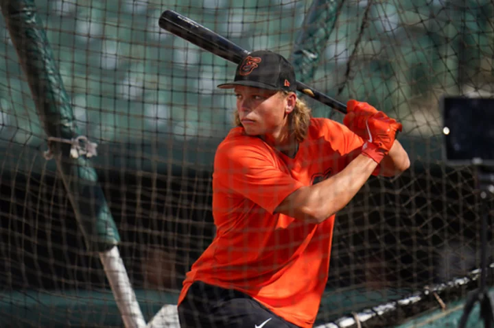 Orioles promoting top prospect Jackson Holliday to Double-A Bowie, AP source says