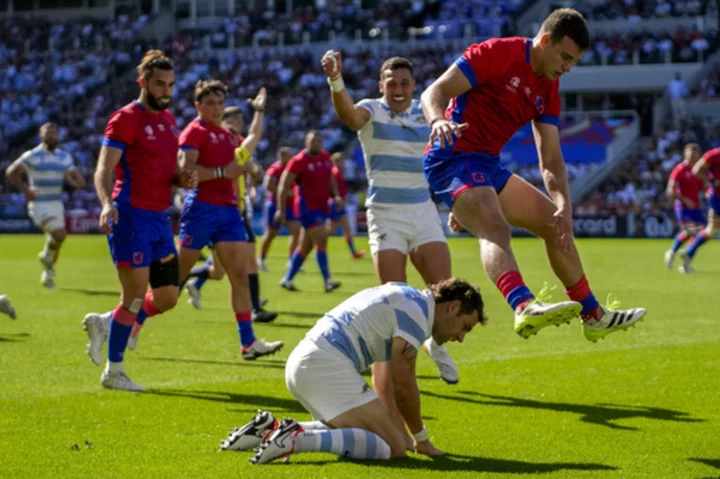 Argentina sets up Japan showdown after routing Chile at the Rugby World Cup