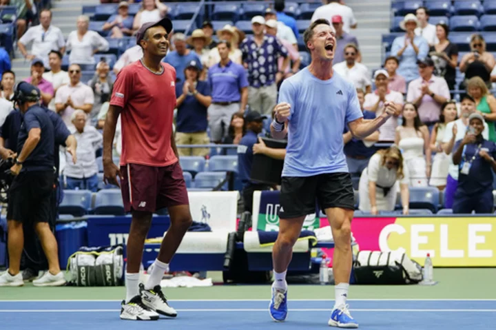 Ram and Salisbury win third straight US Open men's doubles title, first to do that since 1912-14