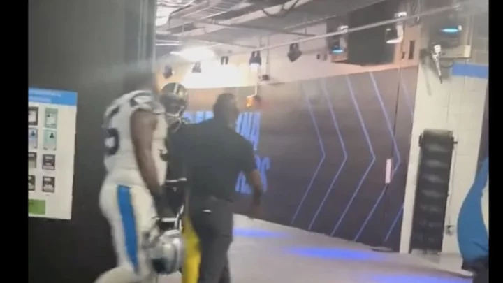 Derrick Brown Had to Be Held Back From Going After Michael Thomas in Tunnel Following Saints-Panthers