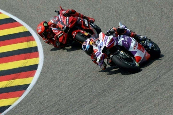 Martin holds off Bagnaia to win German MotoGP