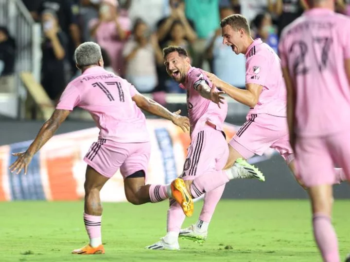 Lionel Messi's brilliant free kick gives Inter Miami win in soccer legend's debut with MLS club