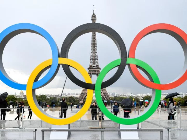 French President Emmanuel Macron says Russian flag has no place at Paris Olympics Games