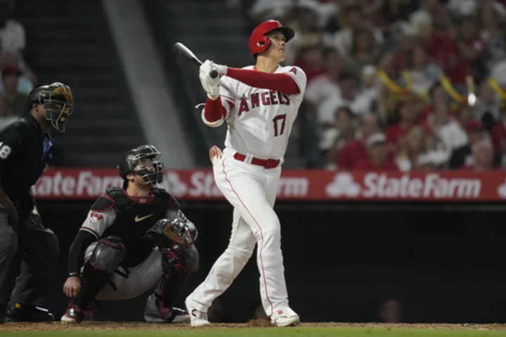 Ohtani hits the longest home run of his MLB career (493 feet) to reach 30 this season