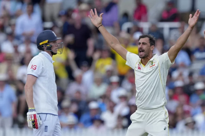 Australia rips out top order in England chase of 371 after injured Lyon bats at Lord's