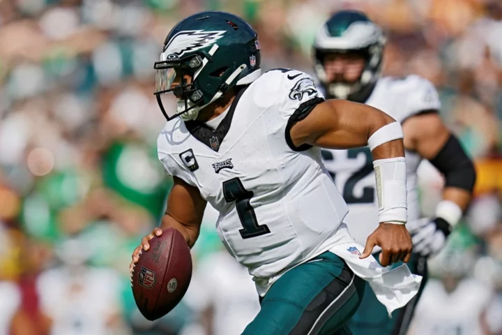 Hurts sparks Eagles over Washington, Dallas rips Rams in NFL