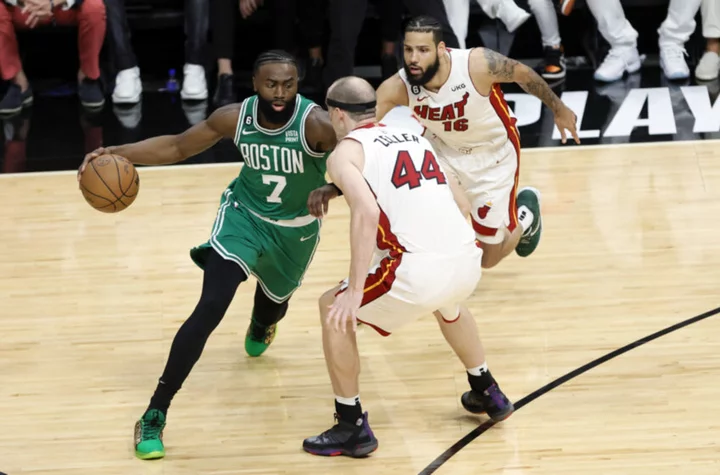 Caleb Martin and the Heat aren’t done trolling Jaylen Brown and the Celtics