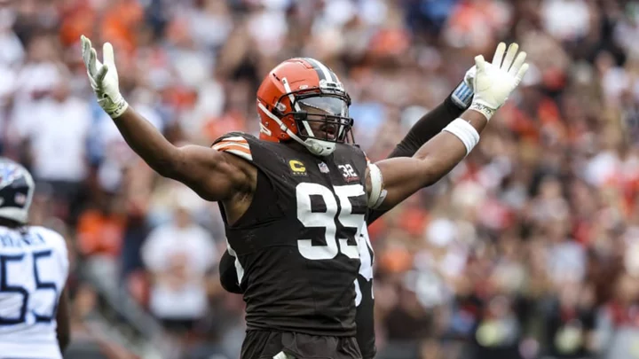 Myles Garrett Causing a Delay of Game Simply By Existing Is Awesome