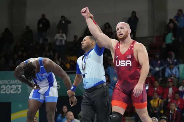 American Kyle Snyder leads U.S. wrestlers to gold medal sweep at the Pan American Games