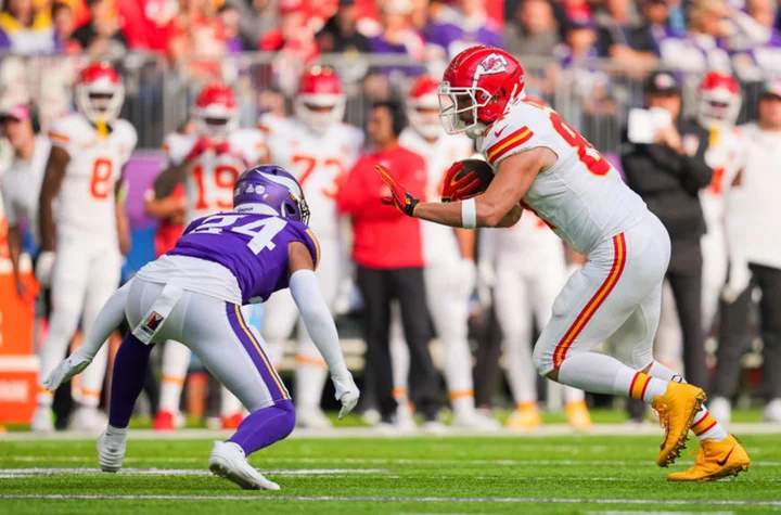 Chiefs fans have Vikings to blame for Travis Kelce injury scare