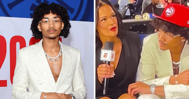 Who is Kimberly Bufkin? NBA Draft star Kobe Bufkin receives flak for bizarrely stroking his mother's leg on live TV