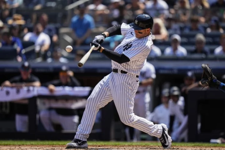 Rizzo hits his 1st HR since May 20 and goes 4 for 4 as the Yankees sweep the Royals, 8-5