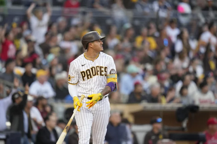 Machado homers, Padres win 5-3 while holding Ohtani hitless in series sweep