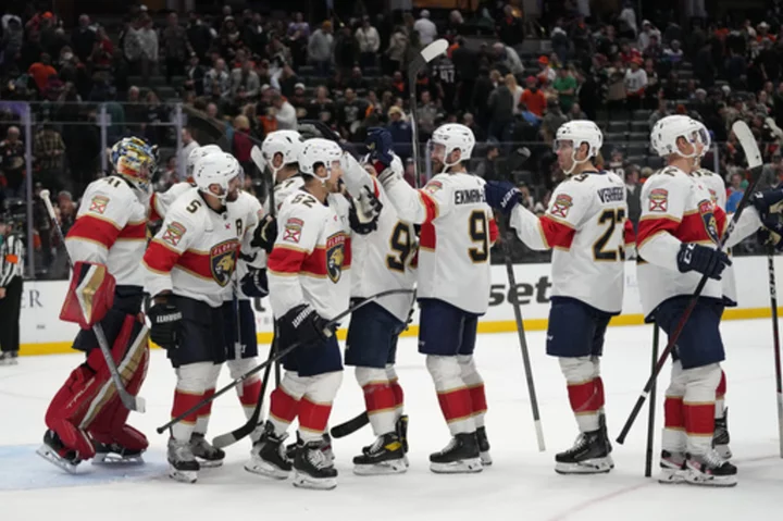 Ekman-Larsson scores again as Panthers beat Ducks 2-1 to keep up strong November