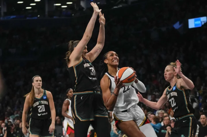 Las Vegas Aces become first repeat WNBA champs in 21 years, beating New York Liberty 70-69 in Game 4