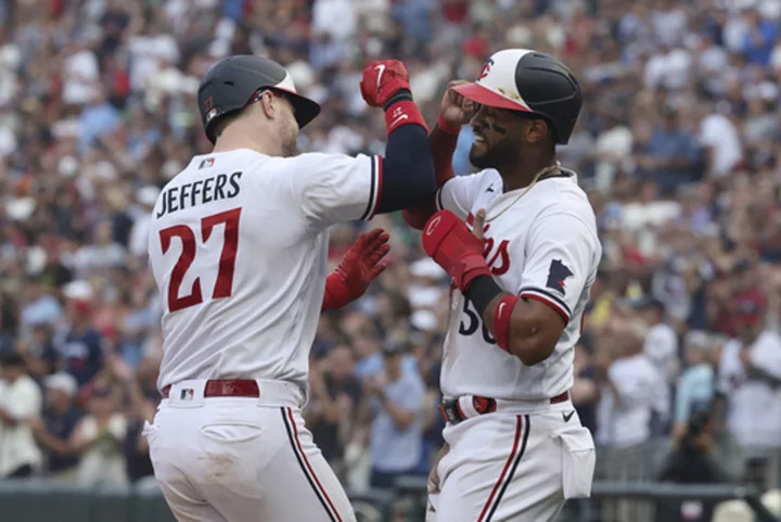 Jeffers homers twice, Maeda throws solid 6 innings in Twins' 12-1 win over Diamondbacks