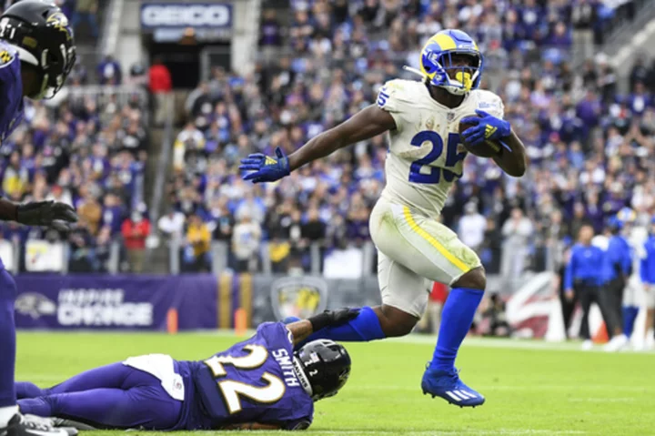Running back Sony Michel re-signs with the Los Angeles Rams