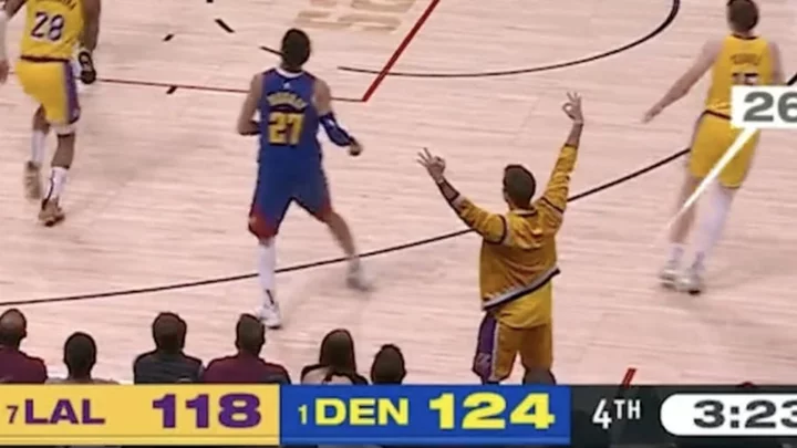 Darvin Ham Should Considering Playing Lakers Fan Courtside in Denver Waring a Full Uniform